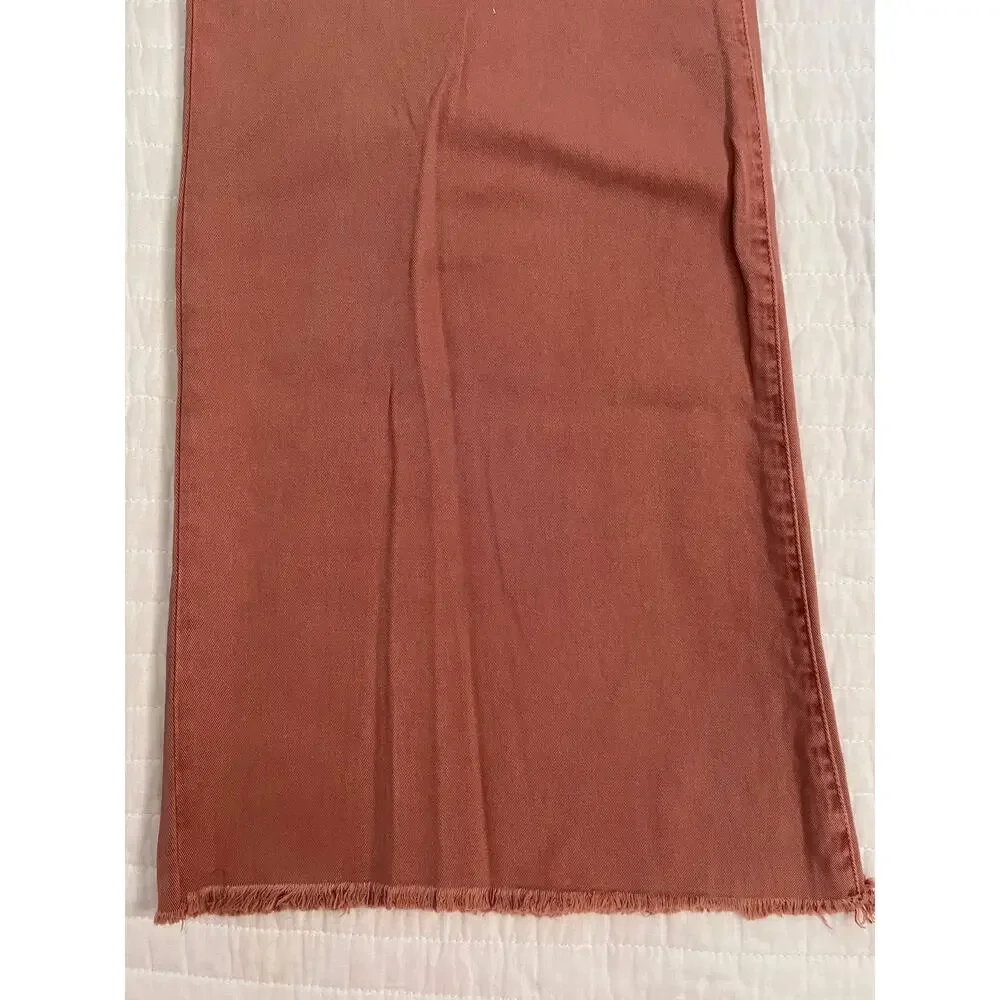PISTOLA Sasha High Rise Utility Carpenter Flared Wide Leg Pants in Clay 31